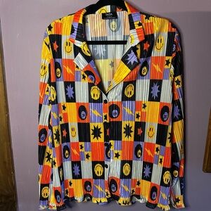 Dressed in LALA Happy Face Blouse